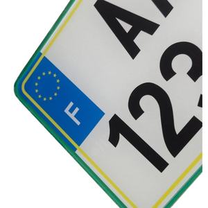 Plaques d'<span class=keywords><strong>immatriculation</strong></span> européennes modernes et personnalisées en aluminium pour voitures et motos - Product Image 3