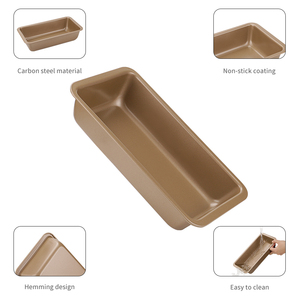 Ingrosso per uso alimentare teglie per pane da forno antiaderente quadratino per pagnotta profonda per <span class=keywords><strong>la</strong></span> cottura - Product Image 2