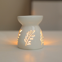 Mini chauffe-cire chauffe-bougie en céramique brûleur à huile essentielle chauffe-plat diffuseur d'aromathérapie pour la maison chambre