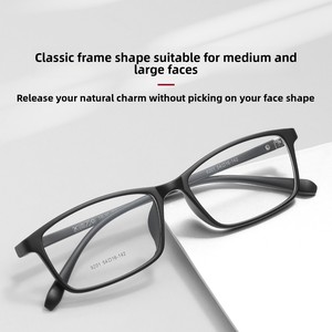 <span class=keywords><strong>Lunettes</strong></span> ultra-légères à monture carrée intégrale noire classique Y9201C pour hommes - Monture de <span class=keywords><strong>lunettes</strong></span> de vue confortable pour myopie de Danyang Wholesale - Product Image 4