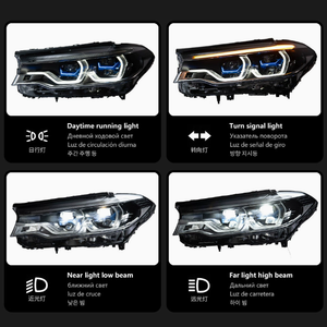 Nouveaux phares LED pour Série 5 G30 G38 2018-2021 6000K DRL Faisceau haut/bas Pièces de voiture - Product Image 5