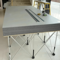 Panneau composite en aluminium pour revêtement mural extérieur, revêtement PVDF, Acm Sheet 4x8 3mm 4mm 5mm 6mm