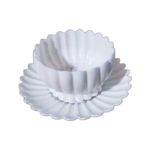 Molde de inyección de plástico ABS personalizado Double Swallow, piezas de forma irregular blancas, capacidad de procesamiento 3000 - Product Image 1