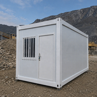 Vicdowex Maison Conteneur Modulaire Préfabriquée Détachable de 20 pieds en Panneaux Sandwich d'Acier Contemporains, Bâtiment de Bureau à Assemblage Rapide