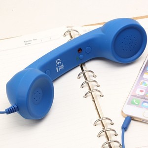 Auricular de <span class=keywords><strong>Teléfono</strong></span> Retro Vintage con Protección Contra <span class=keywords><strong>la</strong></span> Radiación, Conector Tipo-C y Jack de 3.5mm para Teléfonos Inteligentes - Product Image 4