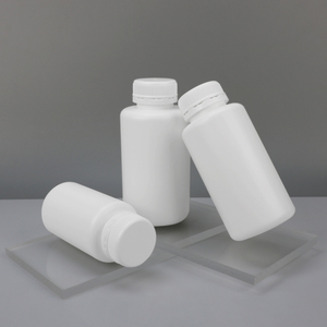 ขวดพลาสติก HDPE สีขาว ขนาด 150 มล. 250 มล. 310 มล. สำหรับใส่ยา เม็ดวิตามิน แคปซูล ยาเม็ด อาหารเสริม พร้อมฝาเกลียว - Product Image 3