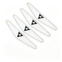 Protection des bords de porte pour BAIC BJ30, noir et transparent, 4 pièces, 1 ensemble, accessoires pour BAIC BJ30