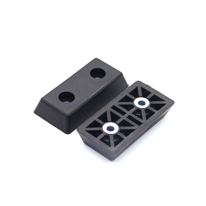 Pied creux en plastique usiné noir en nylon anti-blocage pour équipement de mouvement - Product Image 4