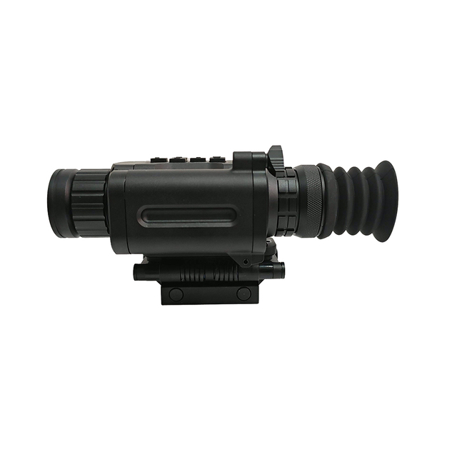 Mounted Monocular Infrared Thermal Imaging Scope with Laser Rangefinder for Day and Night Vision Hunting Tactical Digital Optics