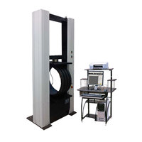 Máquina de Prueba de Rigidez de Anillos Yisite de 10KN de Alta Precisión con Control por Computadora, Motor Servo, Prueba de Compresión de Tubos, Tracción y Flexión, 1 Año de Garantía CE
