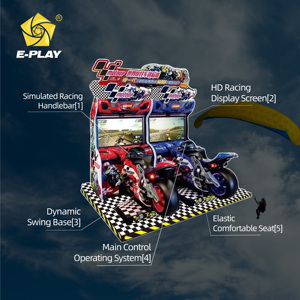 Máquina de Juego de Realidad Virtual para Simulación de Carreras de Motos de 1 Jugador, de Alta Calidad, Marca Eplay Factory, Operada con Monedas, Moza <span class=keywords><strong>Racing</strong></span> - Product Image 3