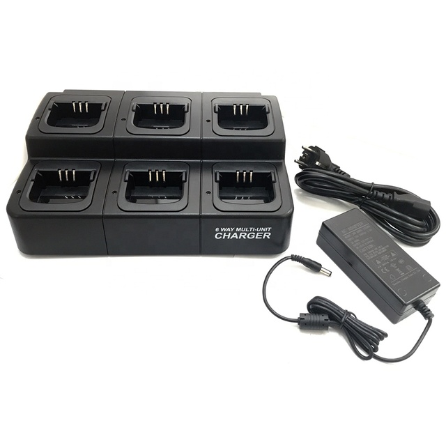 6 Ways Charger for Motorola GP3688 EP450 DEP450 XIR P3688 DP1400