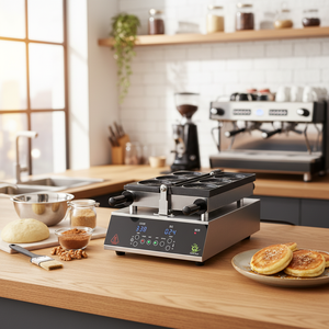 Nueva Máquina para Hotteok CookTech Korea, Acero Inoxidable SUS304, Máquina para Hacer Panqueques Coreanos, Control Táctil, Portátil, Equipo Automático para Hacer Snacks - Product Image 3