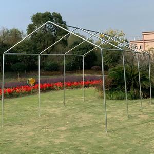 Abri de voiture portable en acier orange GARDENWILD YS-CC-3X6M noir, durable, facile à assembler, imperméable, revêtement PE - Product Image 4
