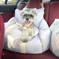 Siège de voiture multifonctionnel et imperméable pour animaux de compagnie, sac de transport pour chien, siège de voiture de luxe pour chien, siège de voiture de sécurité pour animaux de compagnie