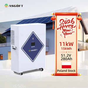 Sistema de Almacenamiento de Energía Híbrido en Stock en Polonia, Batería de Iones de Litio LiFePO4 de 15KWH 6.6kWh 11KW con Inversor Solar, Todo en Uno - Product Image 1