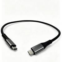 Cable de Fábrica Sync 3.2 Gen 2x2, 20Gbps, Tipo C a USB C, Transferencia de Datos de Ultra Alta Velocidad, Longitud Personalizada, Carcasa con Logotipo