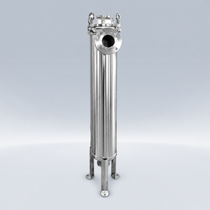 ตัวกรองน้ำสแตนเลส 304 แบบไหลแรงสูง ดีไซน์ทรงกลมเดี่ยว สำหรับตลับกรองขนาด 60 นิ้ว พร้อมหน้าแปลนขนาด 6 นิ้ว - Product Image 1