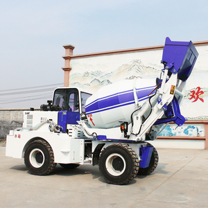 China Beton Diesel Kleine Trommel Zelfladende Betonmixer Met Pomp Truck Te Koop Mobiele Draagbare Cement Mortel Mixer - Product Image 5