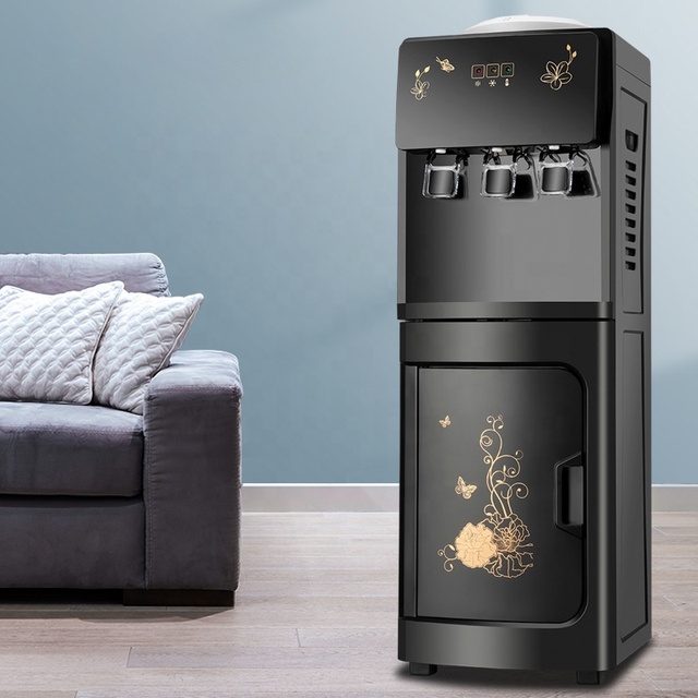 110V 220V New Multi-Function Bottle Hot and Cold Water Cooler Three Water Taps Electronic Standing Water Dispenser