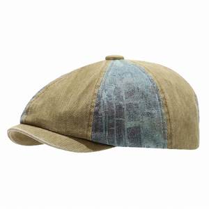Gorra de Estilo Newsboy Vintage de Moda para Hombre y Mujer, Nueva Llegada 2025, Gorra de Algodón Lavado con Estilo Británico - Product Image 5