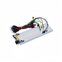 Kit de breadboard 830 points de connexion avec module d'alimentation et 65 fils de liaison colorés pour le prototypage de circuits - Onestopelectronic Laboratory