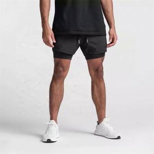 2024 mode français éponge tissu coton survêtement hommes Shorts Logo personnalisé homme athlétique entraînement basket-ball sueur en relief - Product Image 3