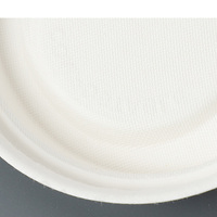Couvercle de tasse à café biodégradable à usage unique en bagasse de canne à sucre Biosettings 80 mm, écologique, jetable, blanc/naturel pour le camping