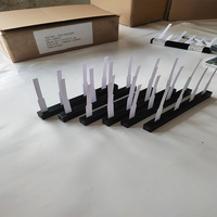 Support en aluminium doré personnalisé pour bandelettes de test de parfum, promotionnel, pour échantillons de parfums, 220x20x20mm, fourni directement par l'usine
