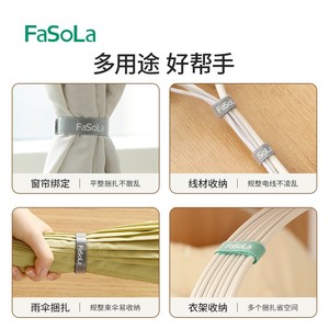 FaSoLa Velcro Cable Ties Self Adhesive Nylon Releasable Straps For Computer Room Cable Management - Product Image 5