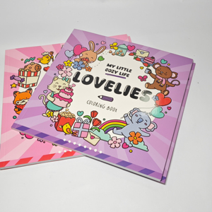 Livre de Coloriage pour Adultes Vente en Gros d'Usine Impression Offset Personnalisée Dorure à Chaud Feuille d'Or Certifié FSC Thérapie Anti-Stress - Product Image 1