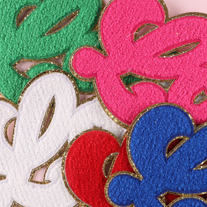 Shenglan fête des mères <span class=keywords><strong>MAMA</strong></span> nouveau Chenille serviette patchs amour fer sur brodé Applique Patch bricolage vêtements - Product Image 3
