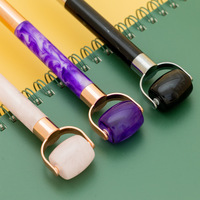 Stylo bille sport BLuxury en plastique, pointe 1,0 mm, logo personnalisé, stylo promotionnel, papeterie de bureau, multifonctionnel, massage