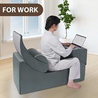 Coussin de positionnement ergonomique multifonctionnel en mousse pour chaise longue de yoga, fauteuil inclinable réglable pour lecture avec support lombaire