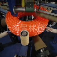 Machine d'emballage de film étirable pour tube/bobine de tuyau flexible horizontal automatique JL Machine d'emballage à enroulement horizontal