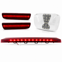 Feux latéraux LED + 3ème feux stop + lampe de toit intérieure pour Ford Mustang 1999-2004, kit de modernisation des lampes de lecture intérieures à 3 lumières