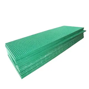 Grade de piso de fibra de vidro reforçada com plástico, grade de fibra de vidro para cercas, grelha para árvores GRP, grade GRP