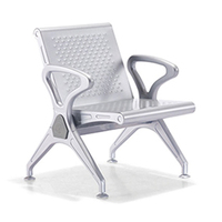 Chaises d'attente en métal pour hôpital, aéroport, salle d'attente, banc de bureau, station de métro, pas cher