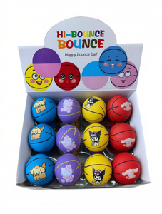 Ballon rebondissant Hi-Bounce Happy Bounce en caoutchouc pour enfants de 2 à 4 ans, jouet d'extérieur - Product Image 1