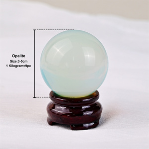 Bán buôn Chất lượng cao <span class=keywords><strong>opalite</strong></span> bóng nhỏ đá quý pha lê chữa bệnh tự nhiên tinh thể hình cầu để trang trí - Product Image 4