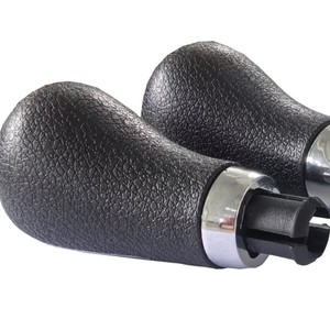 Phidix Car <b>Gear</b> <b>Knob</b> Manual Transmission PU Black Easy To Install - Product Image 1