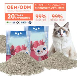 ทรายแมวเบนโทไนต์ทรงกลม OEM ฝุ่นน้อย เม็ดละเอียด จับตัวเป็นก้อนทันที พร้อมคุณสมบัติควบคุมกลิ่นได้อย่างมีประสิทธิภาพ - Product Image 1