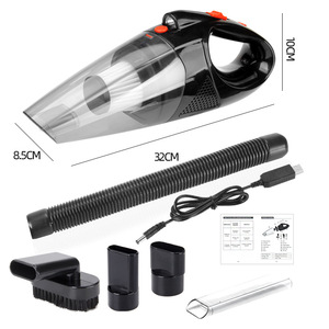 Aspirateur de voiture portable sans fil rechargeable 0,5L-1L haute puissance avec éclairage LED pour le nettoyage de l'intérieur de la voiture - Product Image 2