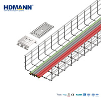 Hdmann - Chemin de câbles en treillis métallique électro-polissé en acier inoxydable 304, norme IEC, pour salle blanche pharmaceutique