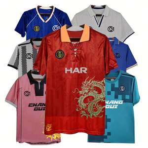 Venta al por Mayor de Camisetas de Fútbol Retro de Verano 2025/2026, Versión Italiana y Tailandesa, Manga Corta, Secado Rápido, Transpirable - Product Image 1