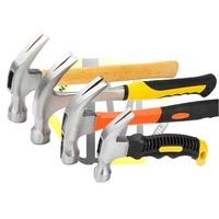 Marteau à griffes en acier au carbone de 0,25 kg, 0,5 kg, 0,75 kg, 1 kg avec manche composite pour le bricolage et la menuiserie