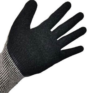 Guantes de Seguridad Resistentes a Cortes, Recubiertos de Látex Arrugado, para Afilar Cuchillos, Protección Anticorte, Jardinería, Industria, Mecánica - Product Image 4
