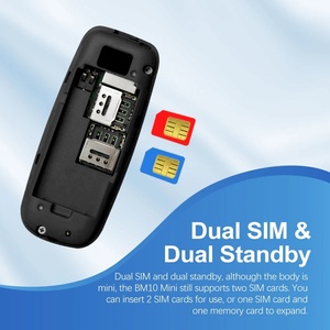 โทรศัพท์มือถือ MKTEL BM10 หน้าจอ HD ขนาด 0.66 นิ้ว พร้อมคีย์บอร์ด QWERTY รองรับซิมคู่ สแตนด์บายคู่ แบตเตอรี่ 380mAh ฟังก์ชั่น MP3/MP4/วิทยุ FM/บลูทูธ/GPRS พร้อมหูฟังแบบเกี่ยวหู - Product Image 3