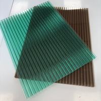Matériaux de construction de serres, plaques en polycarbonate PC, 100% polycarbonate vierge transparent, plaque creuse pour toiture