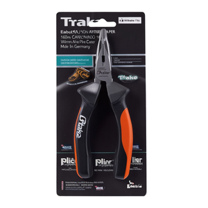Ttake Bent Half Round Nose Pliers 160mm <b>Wire</b> Cutter Made In Germany - Product Image 2